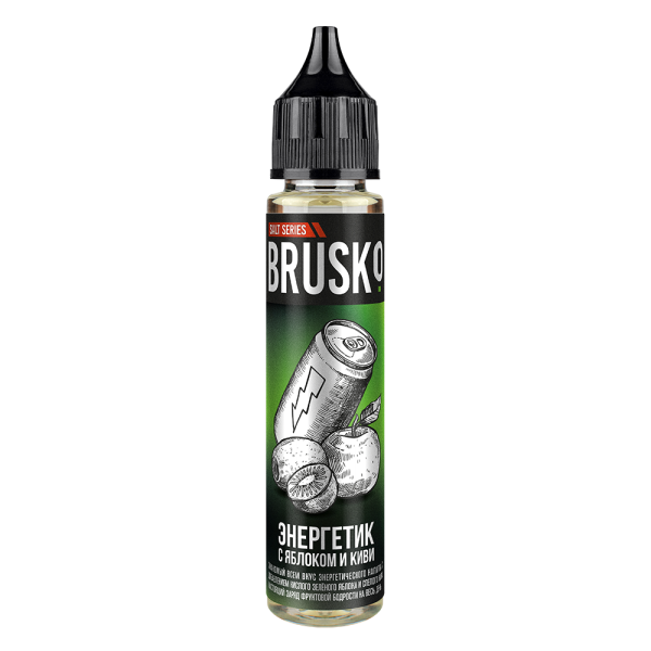 Жидкость Brusko Salt Энергетик С Яблоком И Киви 30 мл в Томске