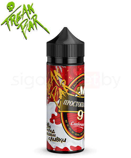Жидкость Freak Bar Prostokvashino 9 Slivochnoe (Сливки Пиво) (120 мл, 0 мг/мл) в Томске
