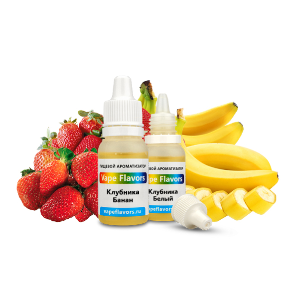 Ароматизатор Vape Flavors Клубника Банан 10мл в Томске