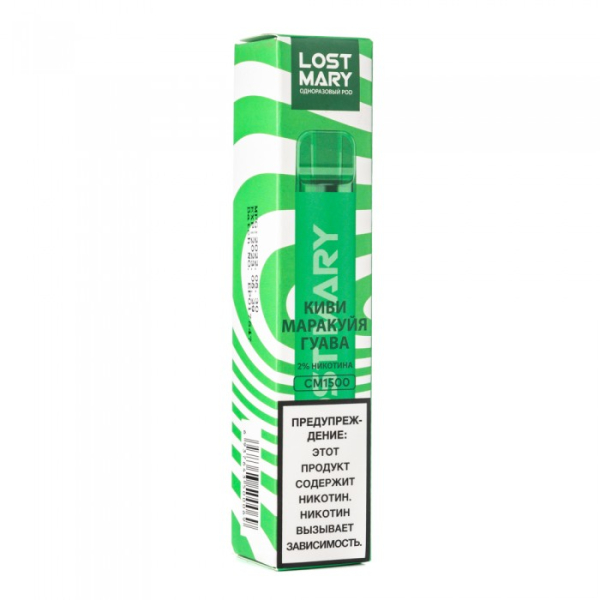 Lost Mary Kiwi Passion Fruit Guava Киви Маракуйя Гуава, 1500 тяг в Томске