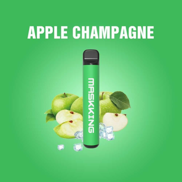 Одноразовая электронная сигарета Maskking High Pro Apple Champagne (Яблочное Шампанское) 1000 затяжек в Томске