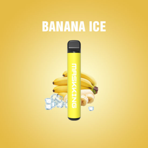 Одноразовая электронная сигарета Maskking High Pro Banana Ice (Ледяной Банан) 1000 затяжек в Томске