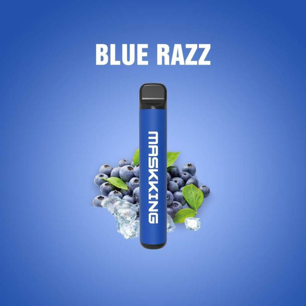 Одноразовая электронная сигарета Maskking High Pro Blue Razz (Черничный Рай) 1000 затяжек в Томске