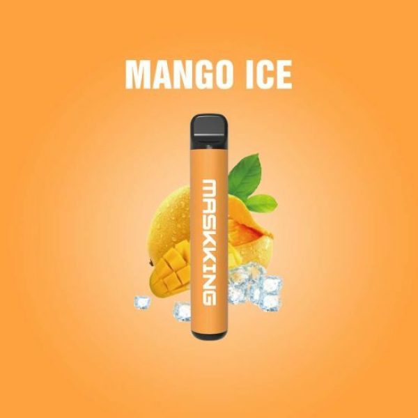 Одноразовая электронная сигарета Maskking High Pro Mango Ice (Манговый Лёд) 1000 затяжек в Томске