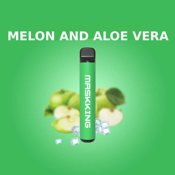 Одноразовая электронная сигарета Maskking High Pro Melon And Aloe Vera (Дыня Алоэ Вера) 1000 затяжек в Томске
