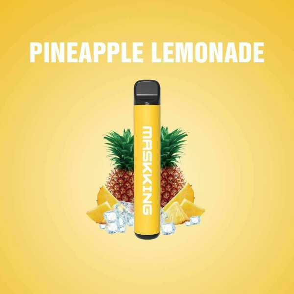 Одноразовая электронная сигарета Maskking High Pro Pineapple Lemonade (Ананасовый Лёд) 1000 затяжек в Томске
