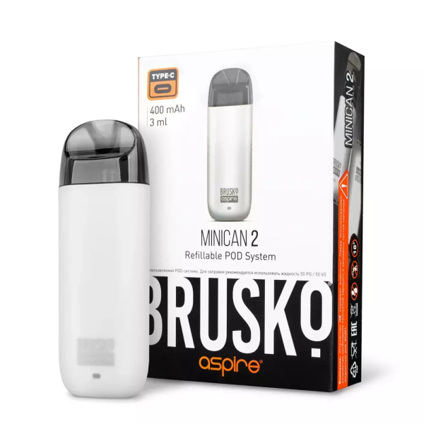 Brusko MINICAN 2 (400 мАч, Белый) в Томске