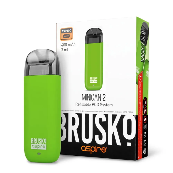 Brusko MINICAN 2 (400 мАч, Зеленый) в Томске