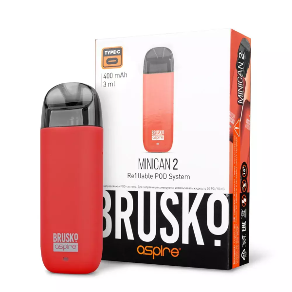 Brusko MINICAN 2 (400 мАч, Красный) в Томске