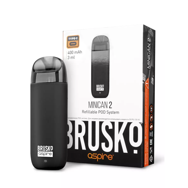 Brusko MINICAN 2 (400 мАч, Черный) в Томске