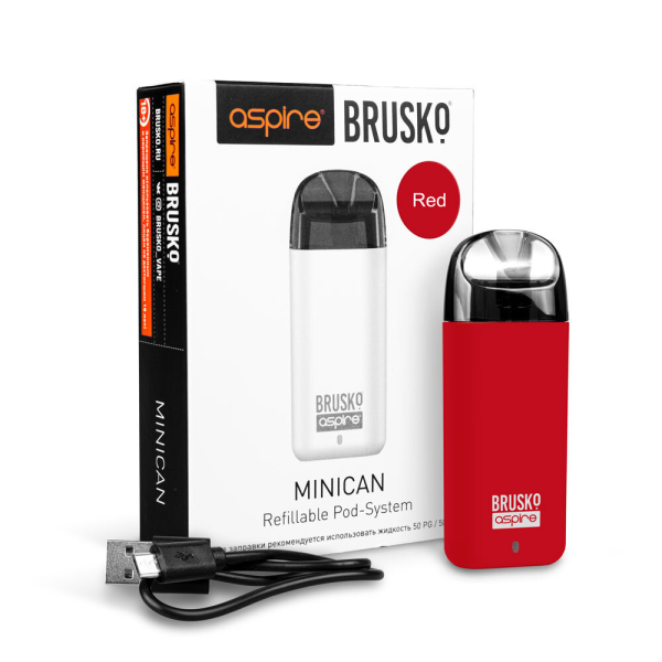 Brusko MINICAN plus (850 мАч, Красный) в Томске