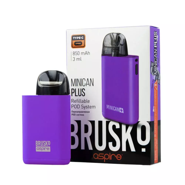 Brusko MINICAN plus (850 мАч, Фиолетовый) в Томске