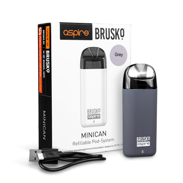 Brusko MINICAN (350 мАч, Серый) в Томске