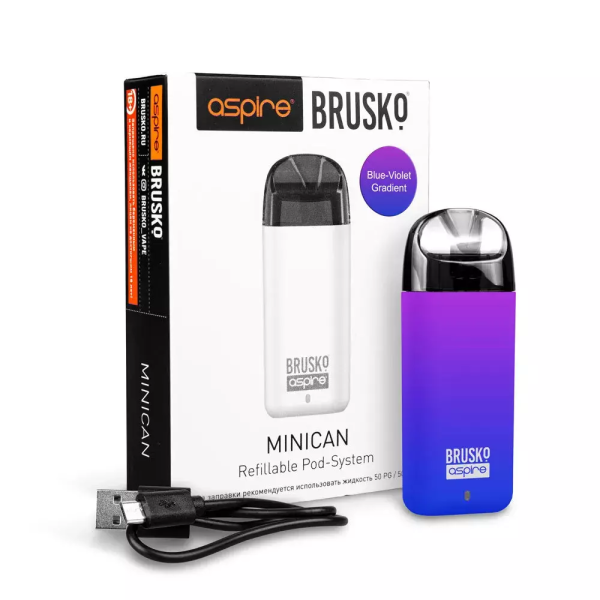 Brusko MINICAN (350 мАч, Синий,фиолетовый) в Томске