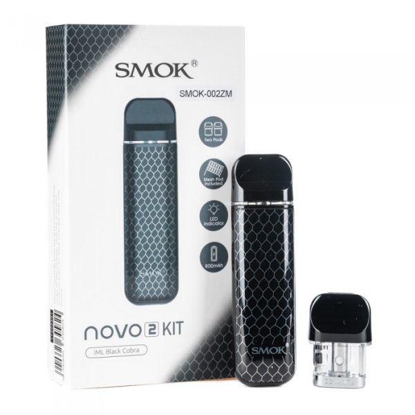 POD-система SMOK Novo 2 Pod 800 mAh Black Carbon в Томске