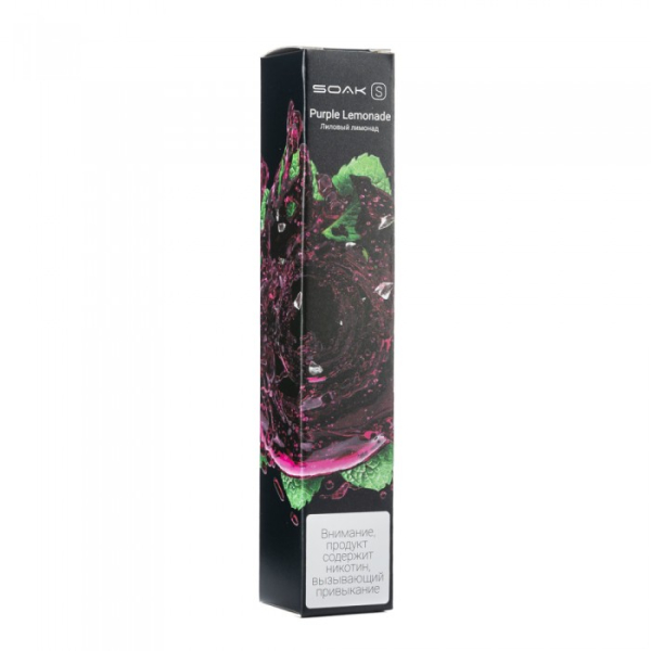 SOAK S Purple Lemonade (Лиловый лимонад), 2500 тяг в Томске
