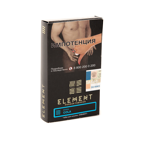 Табак ELEMENT ВОДА COLA 25 гр в Томске