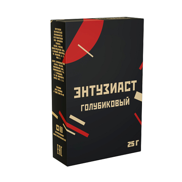 Табак ЭНТУЗИАСТ ГОЛУБИКОВЫЙ 25 гр в Томске