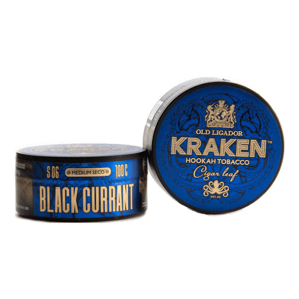 Табак Kraken Medium Seco Black Currant (Черная Смородина) 100 гр в Томске