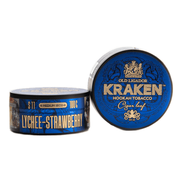 Табак Kraken Medium Seco Lychee strawberry (Личи и клубника) 100 гр в Томске
