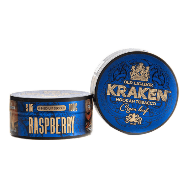 Табак Kraken Medium Seco Raspberry (Малина) 100 гр в Томске
