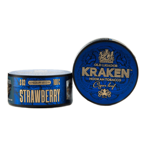 Табак Kraken Medium Seco Strawberr (Клубника) 100 гр в Томске