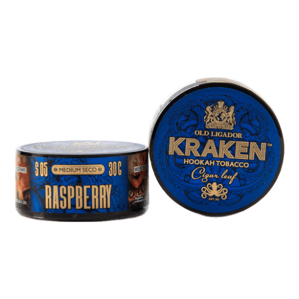Табак Kraken Medium Seco Raspberry (Малина) 30 гр в Томске