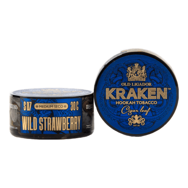 Табак Kraken Medium Seco wild strawberry (Земляника) 30 гр в Томске