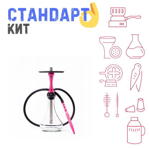 Набор с кальяном  Alpha Hookah X Rose СТАНДАРТ в Томске