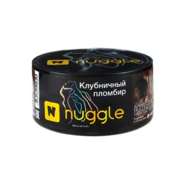 Табак Nuggle Клубничный пломбир 25 гр в Томске