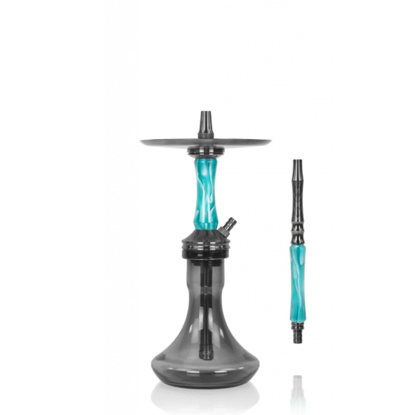 Кальян Ocean Hookah Kaif Small 2 (черный,бирюзовый, 53 см) в Томске