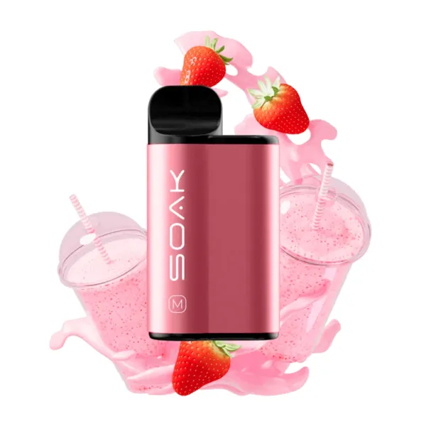SOAK M Strawberry Cream dream (Клубничный милкшейк), 4000 тяг в Томске