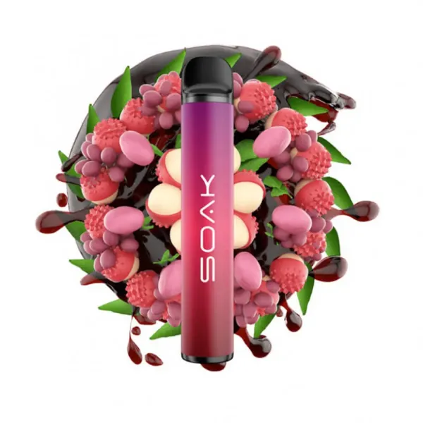 SOAK X Lychee Lemonade (Лимонад с личи), 1500 тяг в Томске