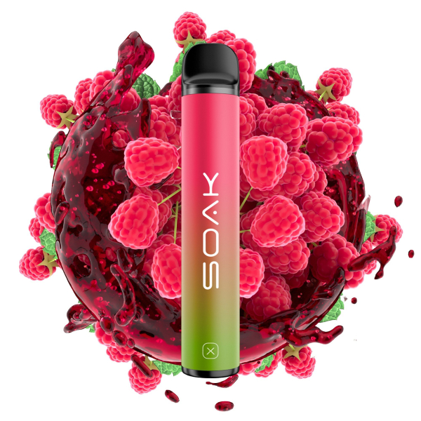 SOAK X Raspberry Soda (Малиновая газировка), 1500 тяг в Томске