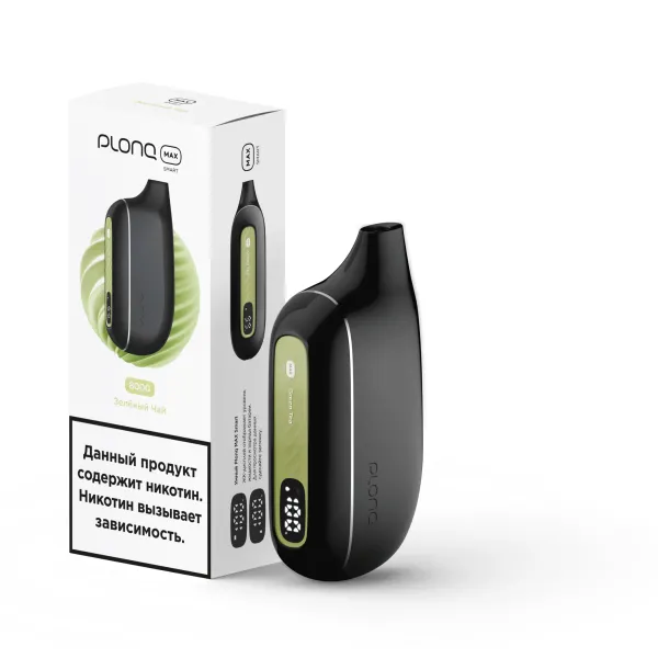 Plonq Max Smart Зеленый Чай (8000 Затяжек) 20 Мг в Томске