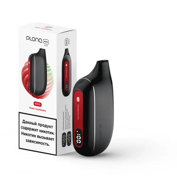 Plonq Max Smart Киви Клубника (8000 Затяжек) 20 Мг в Томске