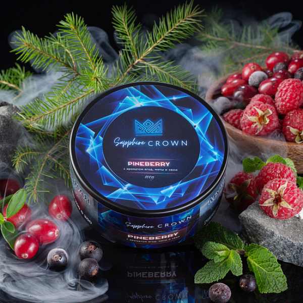 Табак Sapphire Crown Pineberry (Ягоды хвоя Мята) 100 гр в Томске