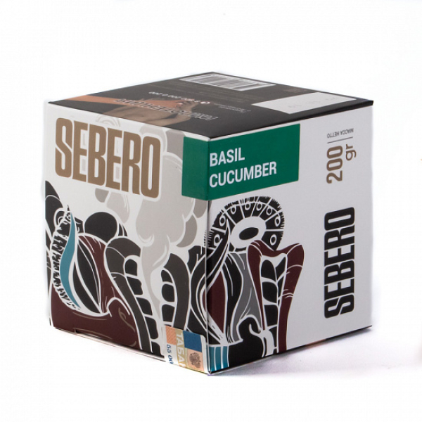 Табак SEBERO BASIL CUCUMBER 200 грамм в Томске