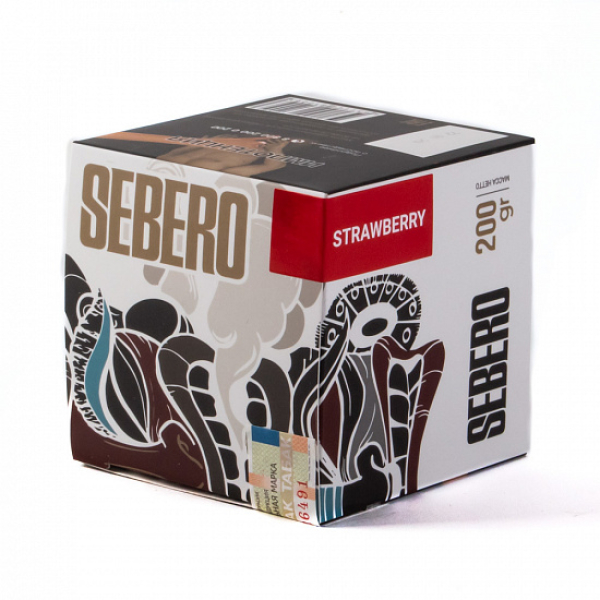 Табак SEBERO STRAWBERRY 200 грамм в Томске