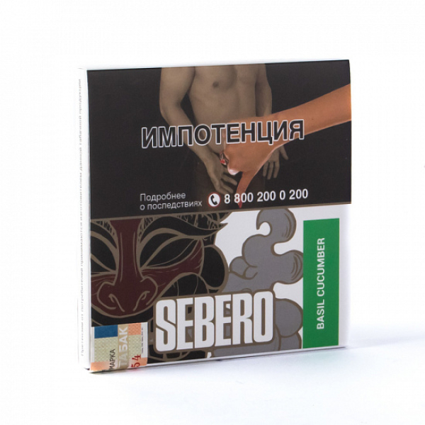 Табак SEBERO BASIL CUCUMBER 40 грамм в Томске