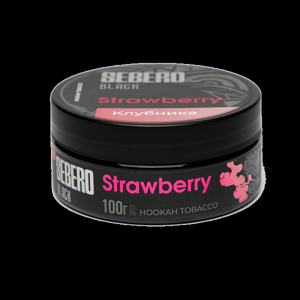Табак SEBERO BLACK STRAWBERRY 100 гр в Томске