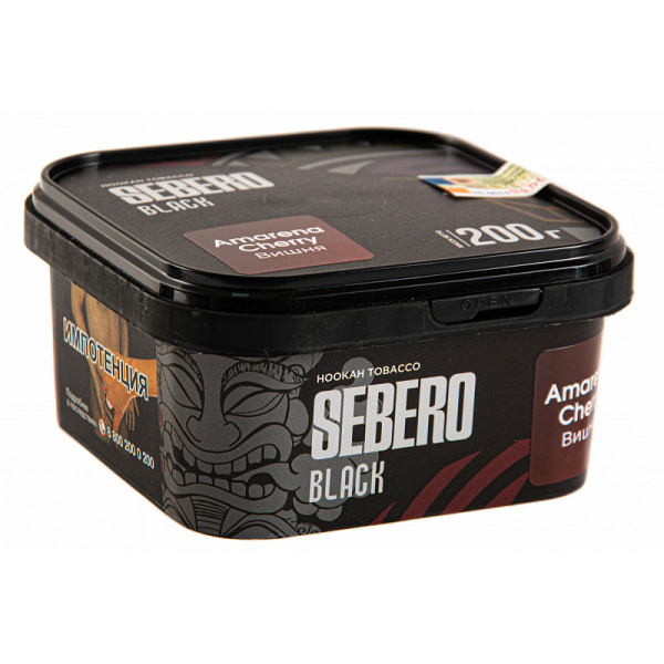 Табак SEBERO BLACK AMARENA CHERRY 200 гр в Томске
