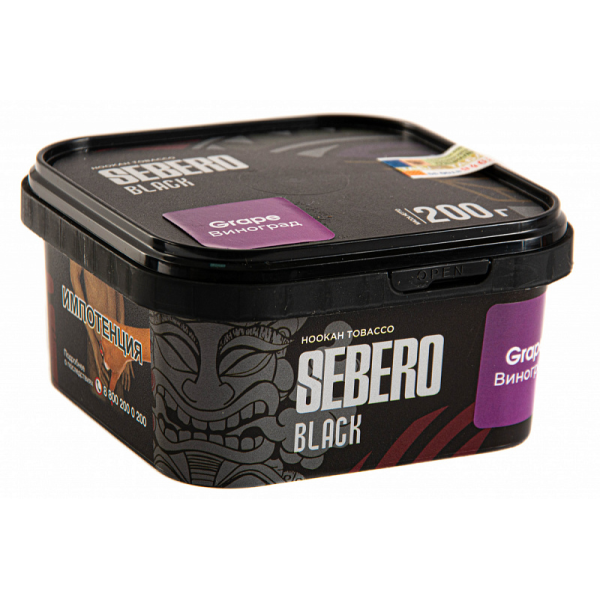 Табак SEBERO BLACK GRAPE 200 гр в Томске