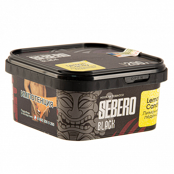 Табак SEBERO BLACK LEMON CANDY 200 гр в Томске