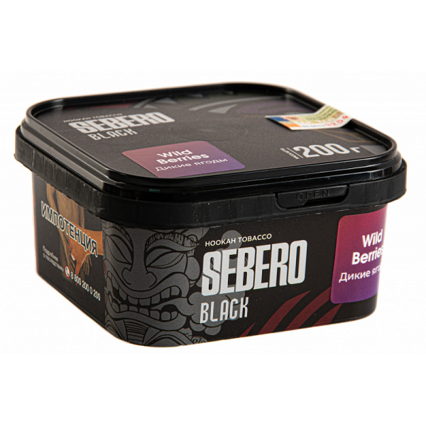Табак SEBERO BLACK WILD BERRIES 200 гр в Томске