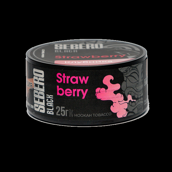 Табак SEBERO BLACK STRAWBERRY 25 гр в Томске