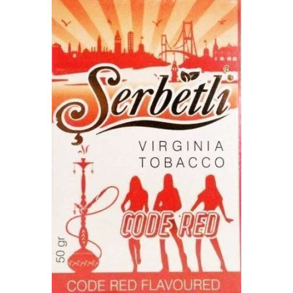 Табак Serbetli Code Red 50 грамм в Томске