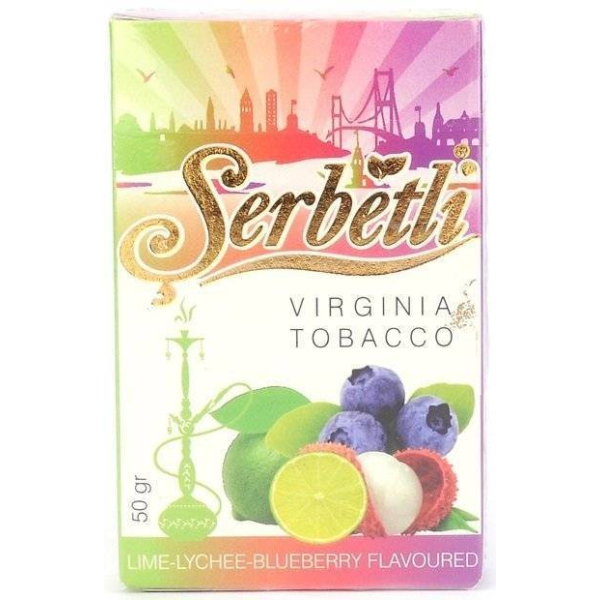 Табак Serbetli Lime Lychee Blueberry в Томске