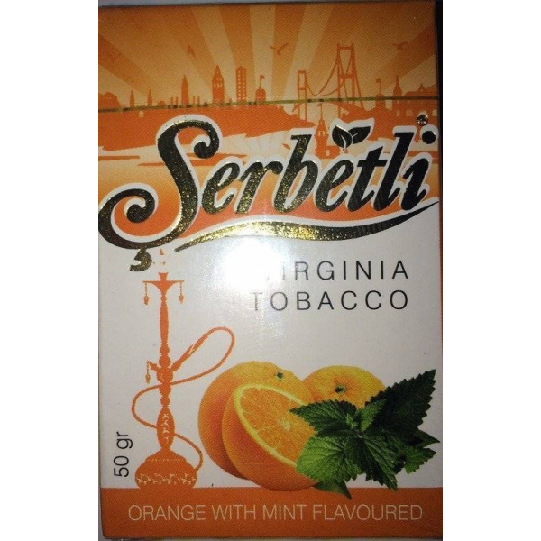 Табак Serbetli Апельсин с мятой 50 гр в Томске