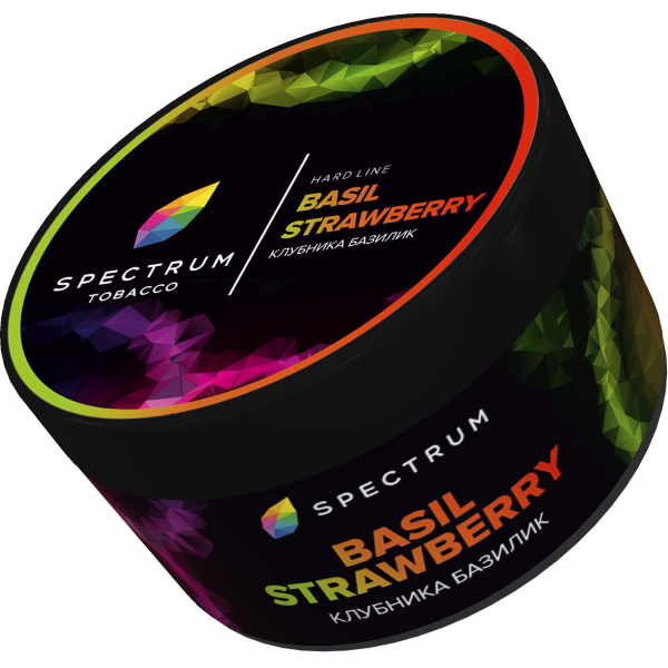 Табак Spectrum Hard BasilStrawberry 200 грамм в Томске